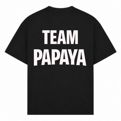 Papaya Weiß Oversized Shirt | KEJI - Schwarz - Rueckseite