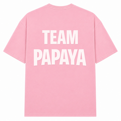 Papaya Weiß Oversized Shirt | KEJI - Soft Pink  - Rueckseite