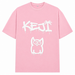 Papaya Weiß Oversized Shirt | KEJI - Soft Pink 