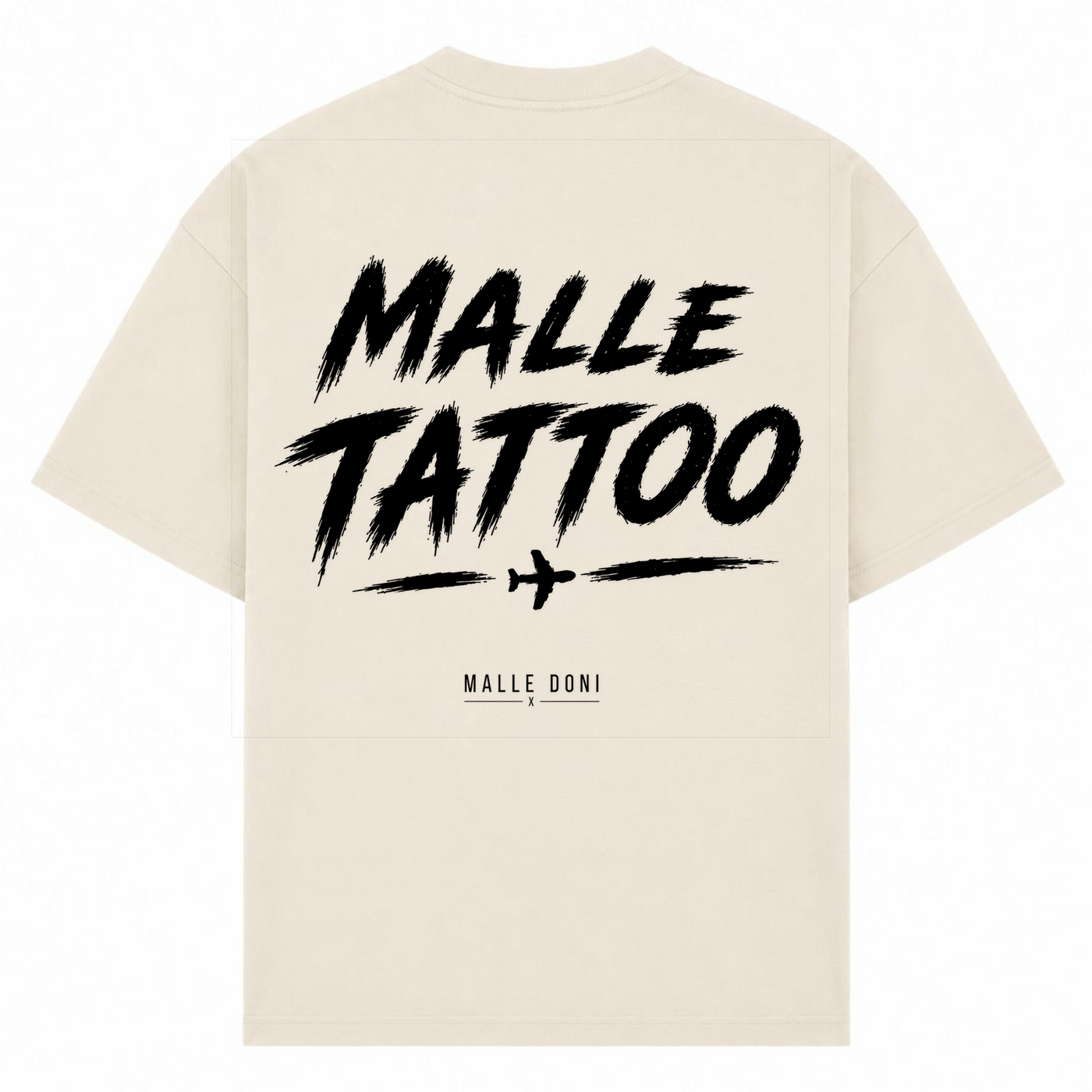 Malle Tattoo Oversized Shirt | Malle Doni  - Sand