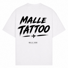 Malle Tattoo Oversized Shirt | Malle Doni  - Weiß