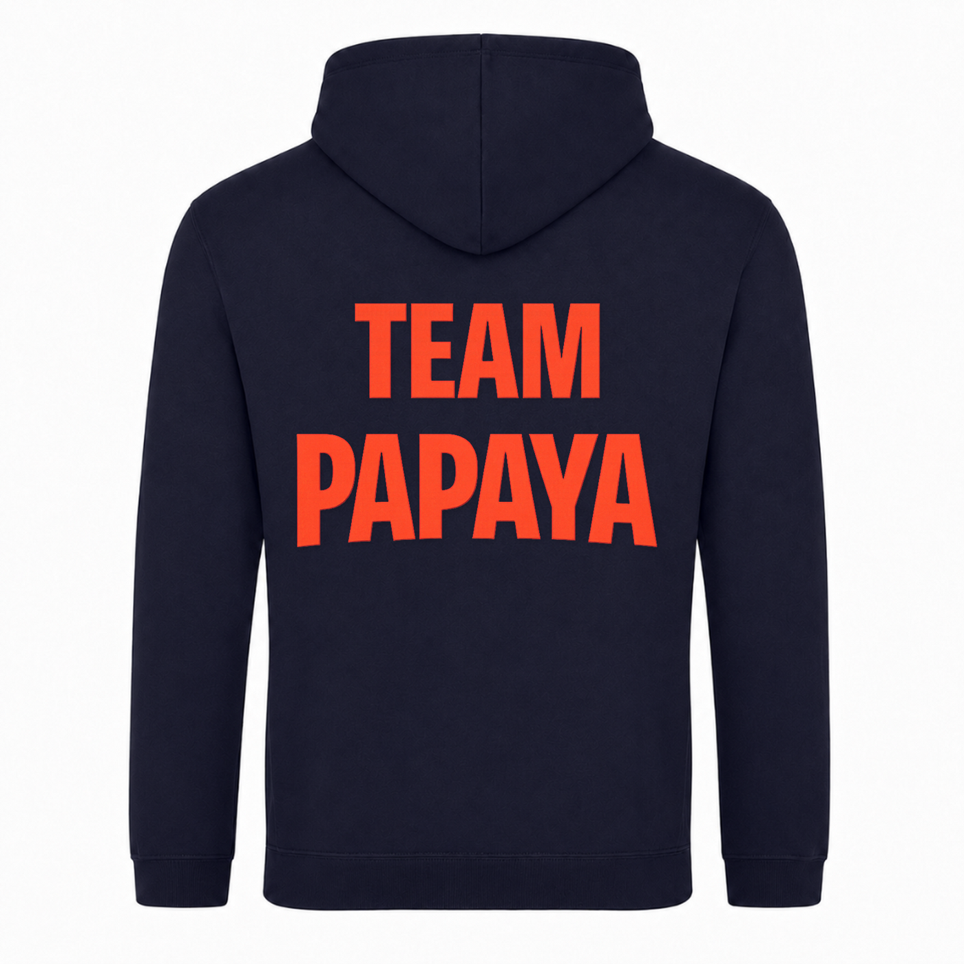 Team Papaya Basic Hoodie | KEJI - French Navy - Rueckseite