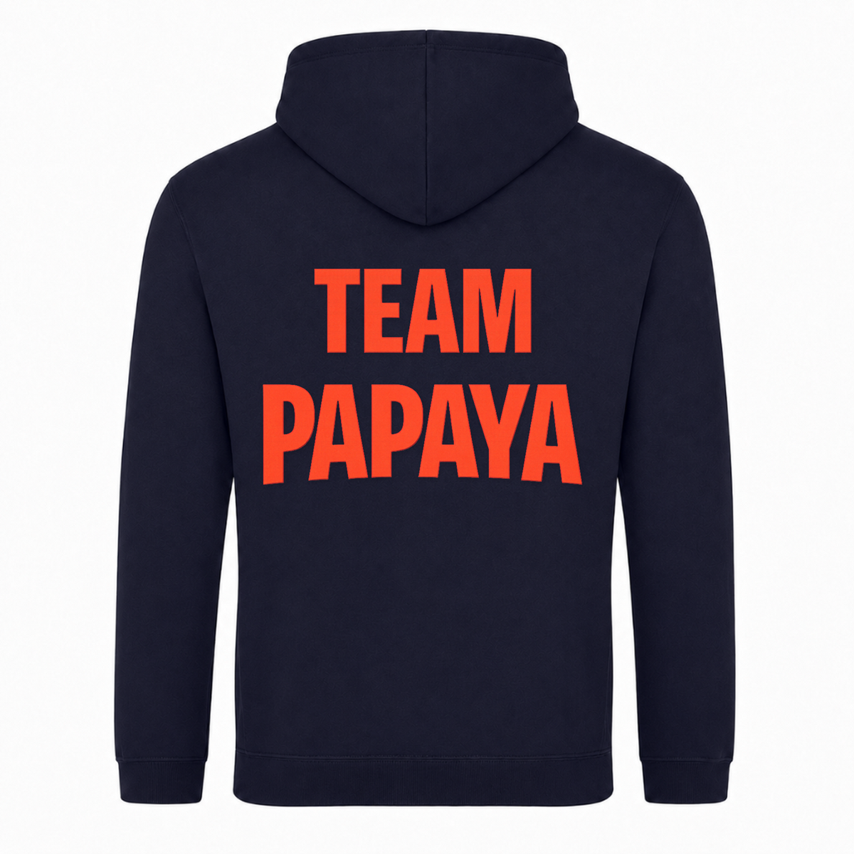 Team Papaya Basic Hoodie | KEJI - French Navy - Rueckseite