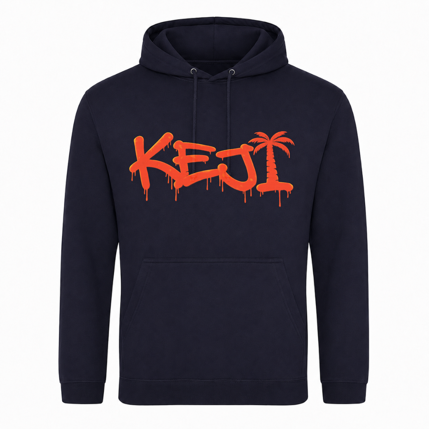 Team Papaya Basic Hoodie | KEJI - French Navy