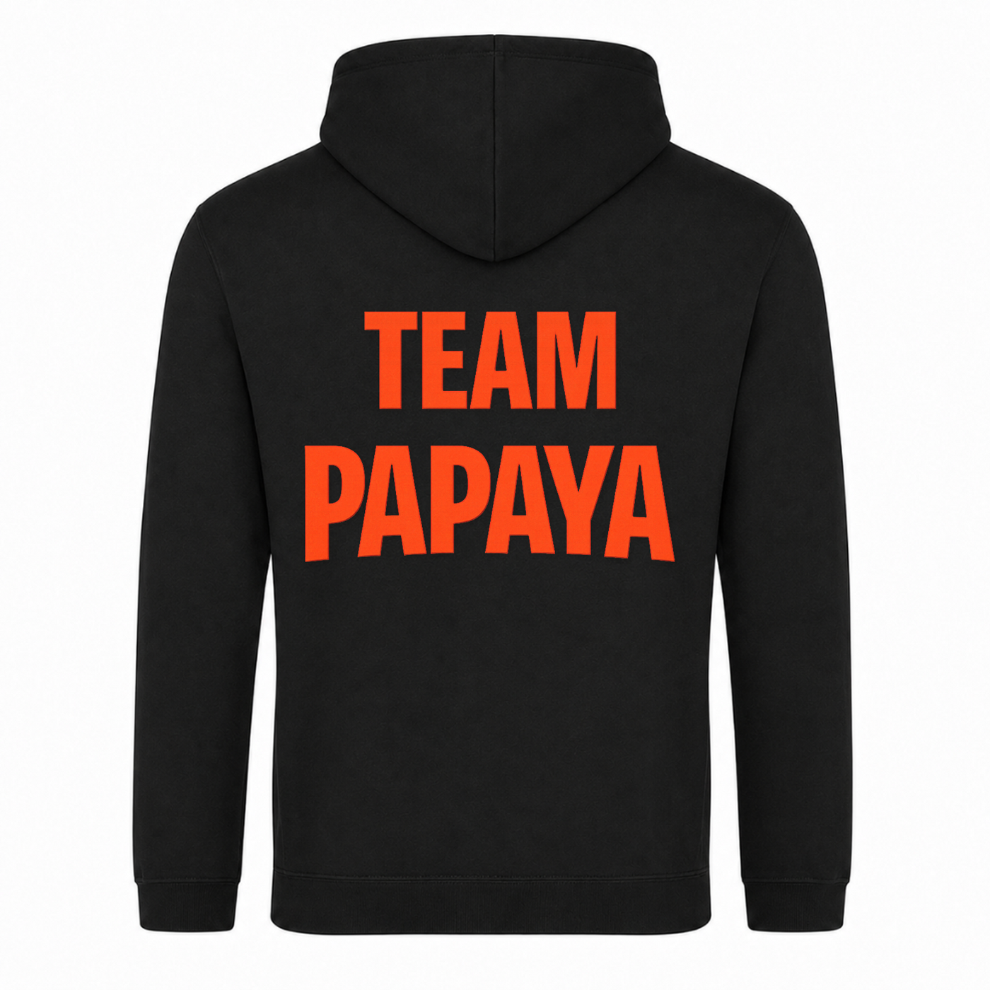 Team Papaya Basic Hoodie | KEJI - Schwarz - Rueckseite