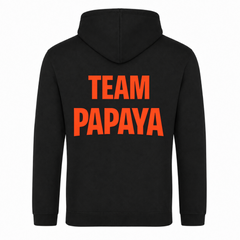 Team Papaya Basic Hoodie | KEJI - Schwarz - Rueckseite