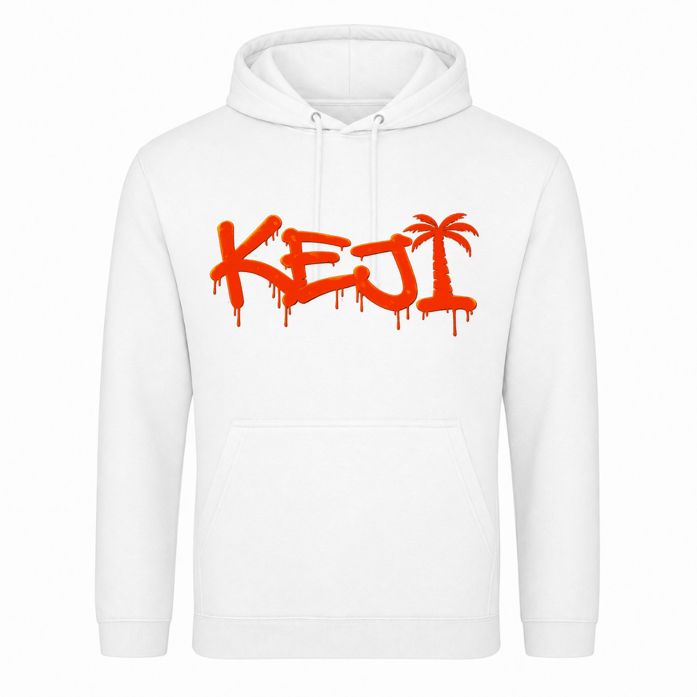 Team Papaya Basic Hoodie | KEJI - Weiß