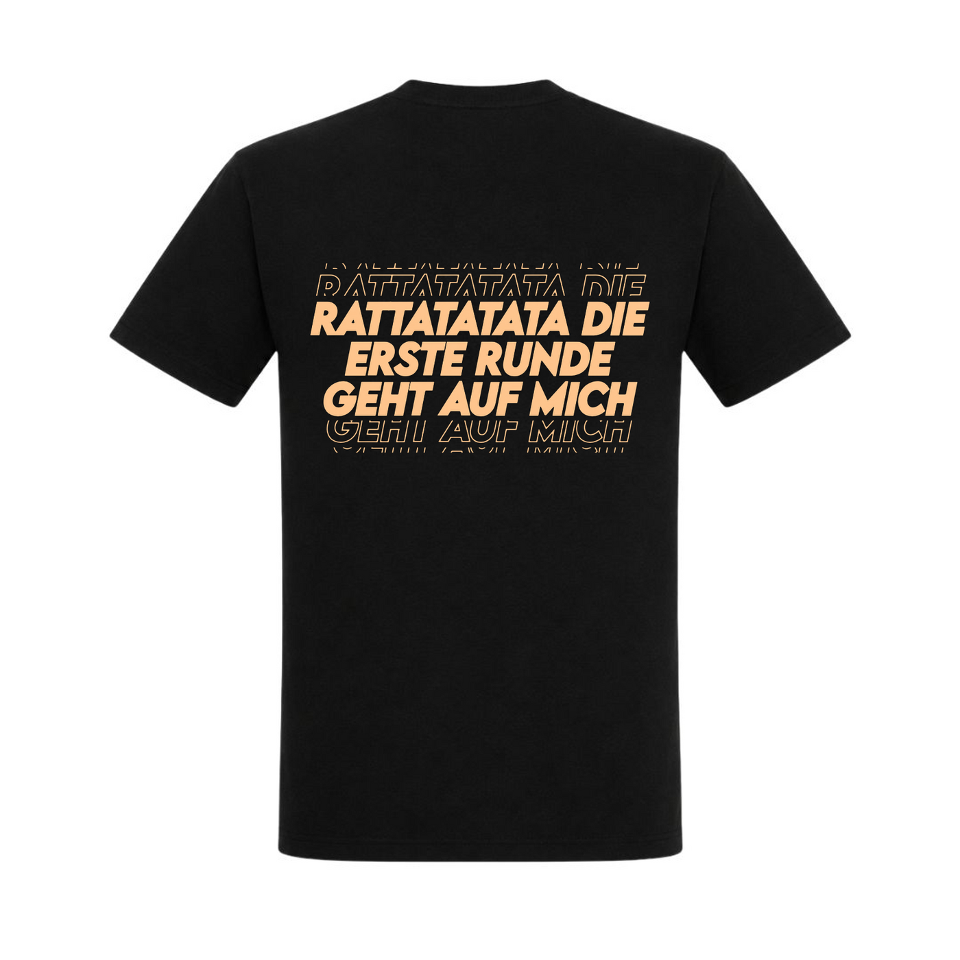 Erste Runde Basic Shirt | Malle Doni - schwarz