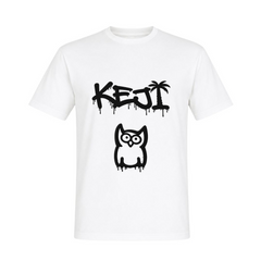Papaya Schwarz Basic T-Shirt | KEJI - weiß