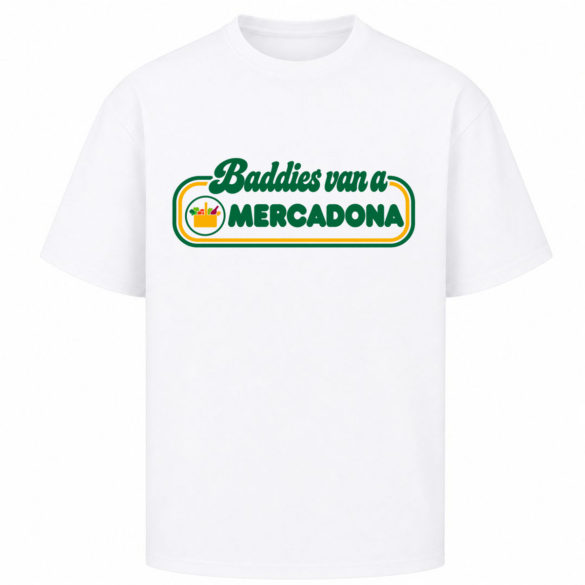 Baddies van a Mercadona - Weiß