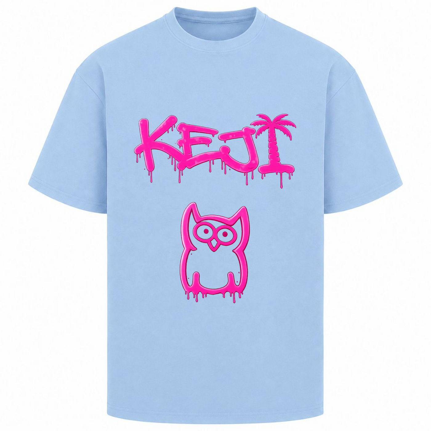 Team Papaya Oversized - Rosa | KEJI - powder blue