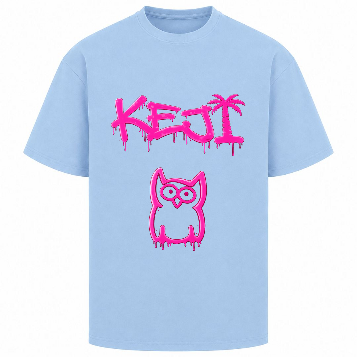 Team Papaya Oversized - Rosa | KEJI - powder blue
