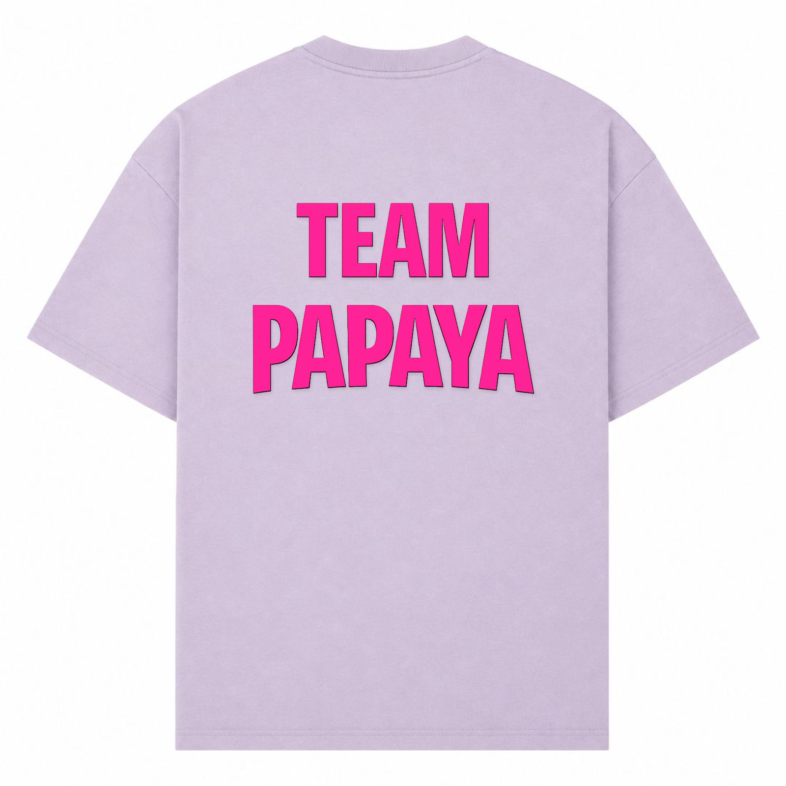 Papaya Oversized Shirt | KEJI - lilac - Rueckseite