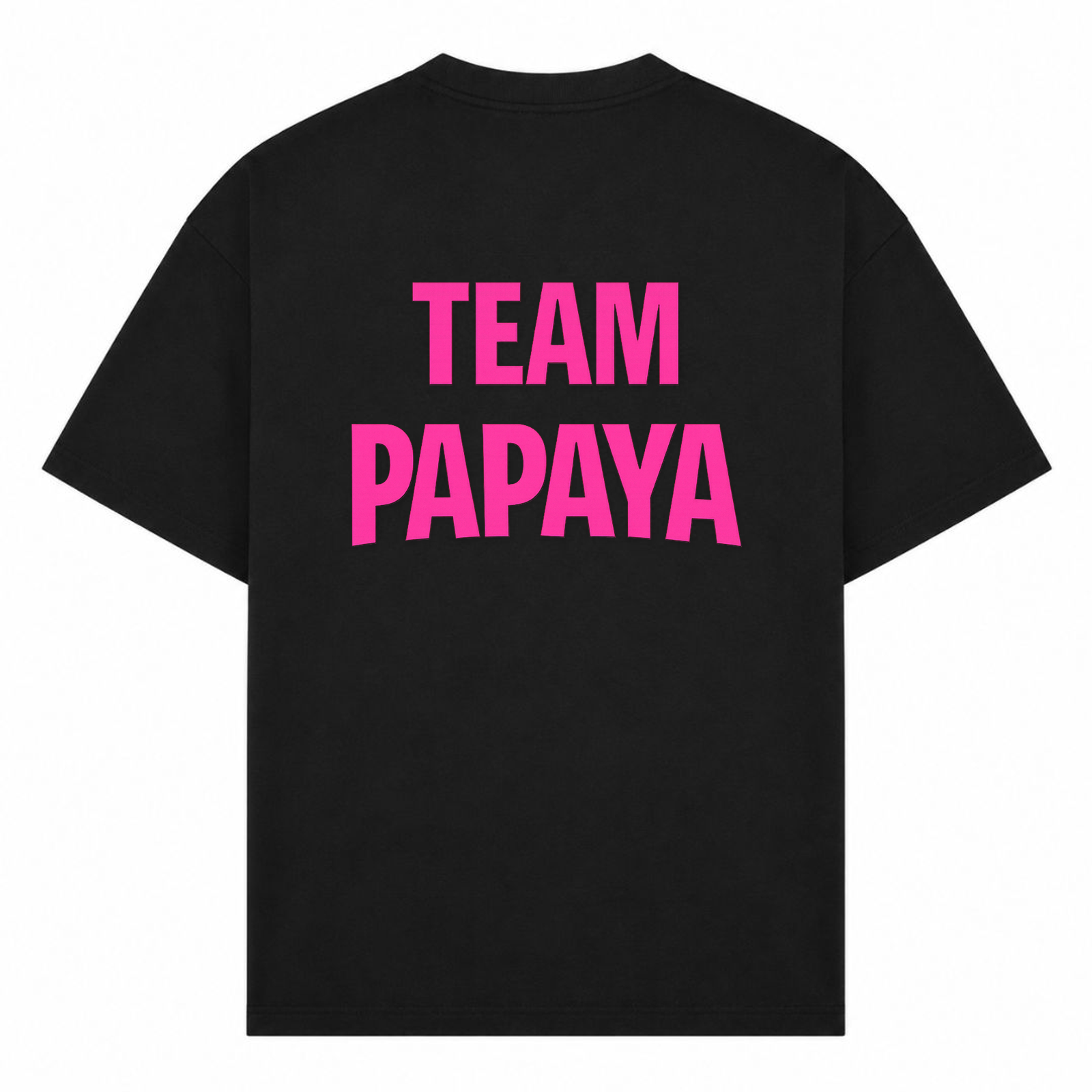 Papaya Oversized Shirt | KEJI - Schwarz - Rueckseite