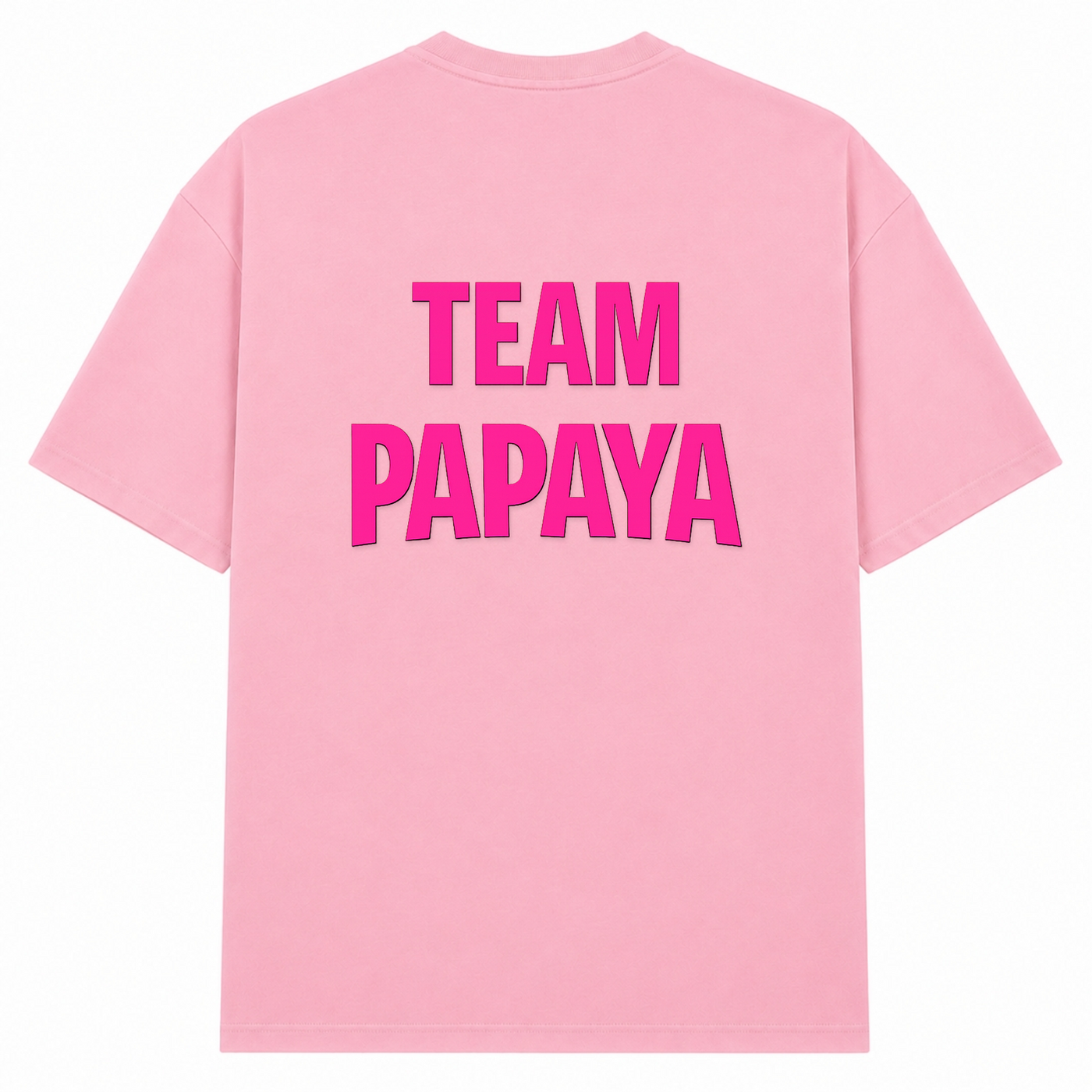 Papaya Oversized Shirt | KEJI - Soft Pink  - Rueckseite