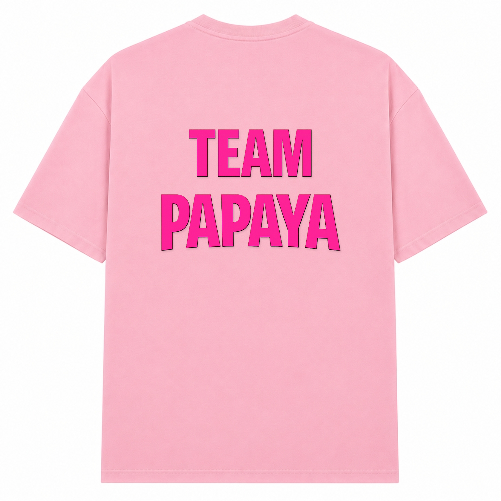 Papaya Oversized Shirt | KEJI - Soft Pink  - Rueckseite