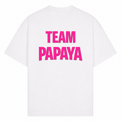 Papaya Oversized Shirt | KEJI - Weiß - Rueckseite