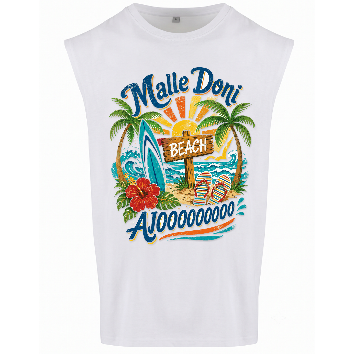 Beach Tank Top | Malle Doni - weiß