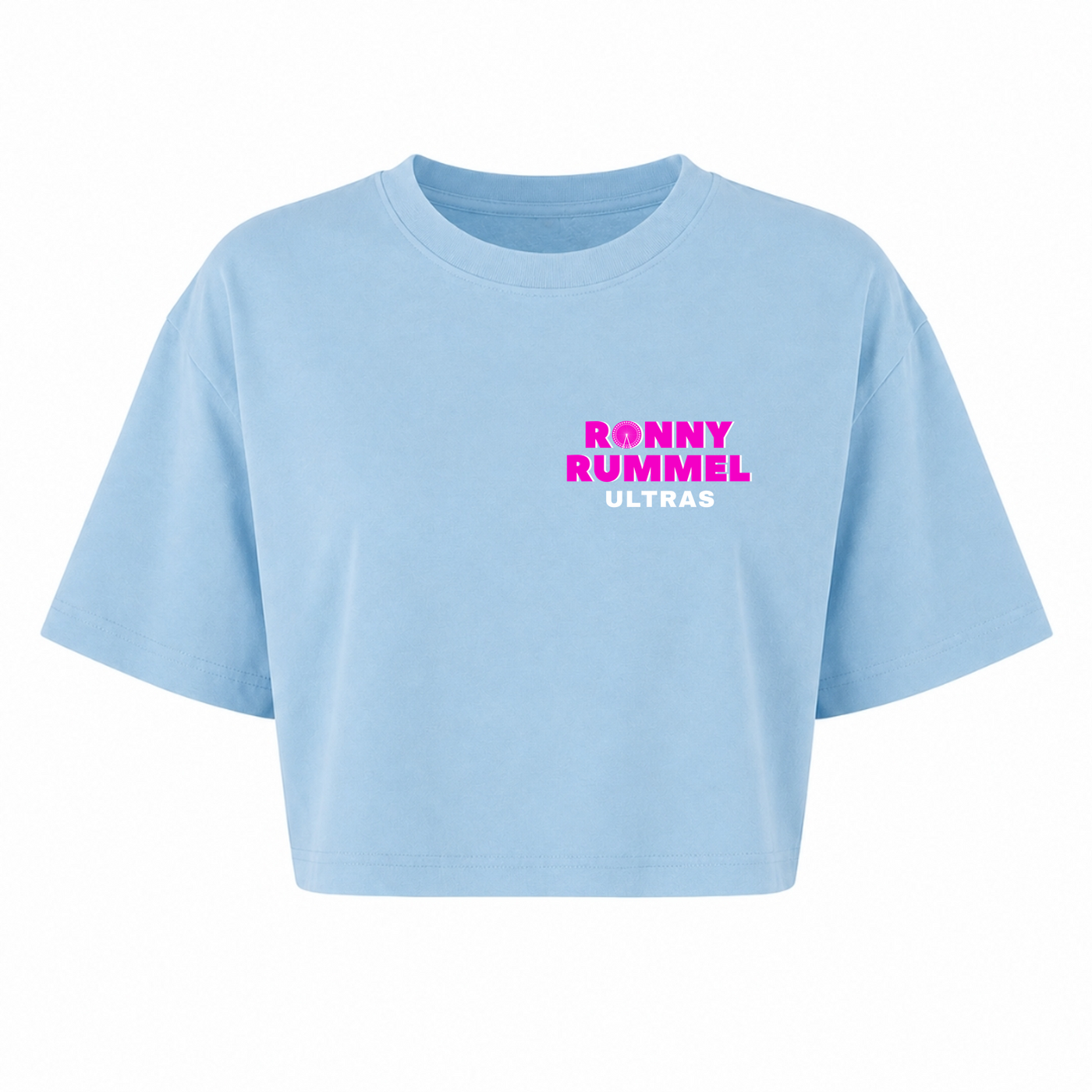 Malle Love Oversized Crop Top | Ronnie Rummel - powder blue