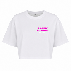 Malle Love Oversized Crop Top | Ronnie Rummel - weiß