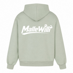 Malle Willi Oversized Hoodie | Malle Willi - light asphalt - Rueckseite