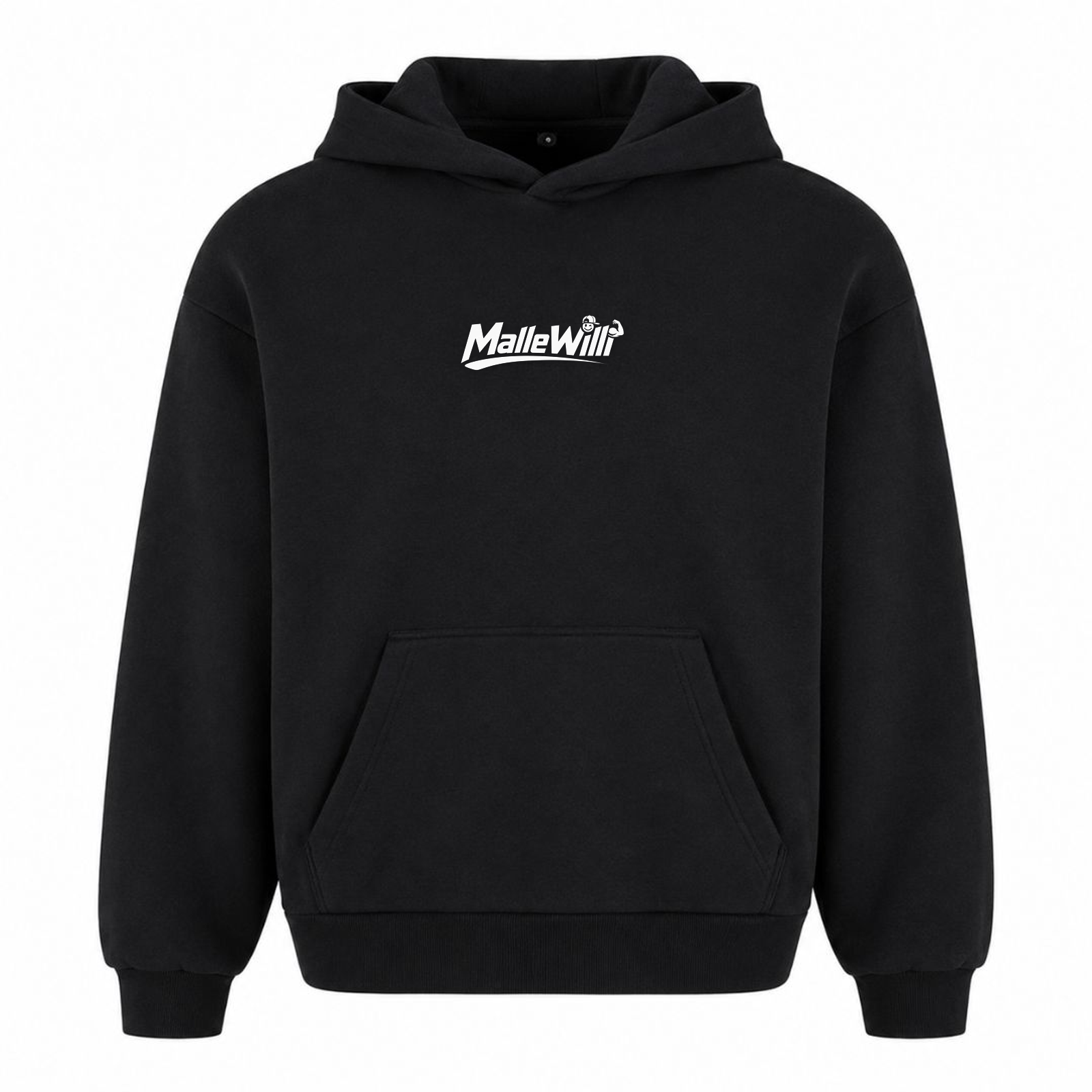 Malle Willi Oversized Hoodie | Malle Willi - Schwarz