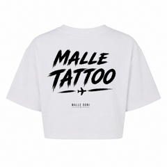 Malle Tattoo Oversized Crop Top | Malle Doni - weiß