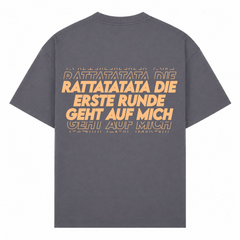 Erste Runde Oversized Shirt | Malle Doni  - dark grey 