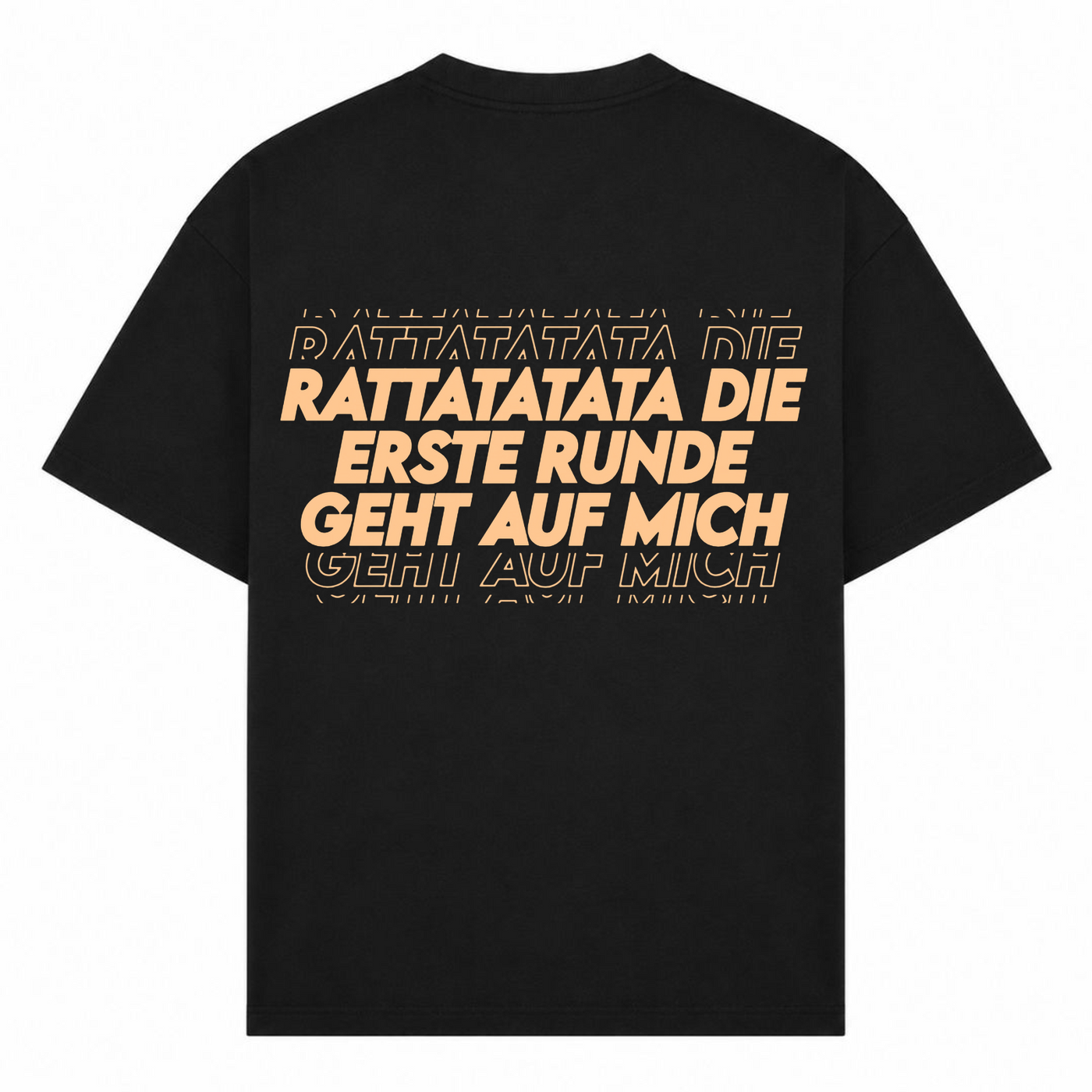 Erste Runde Oversized Shirt | Malle Doni  - Schwarz