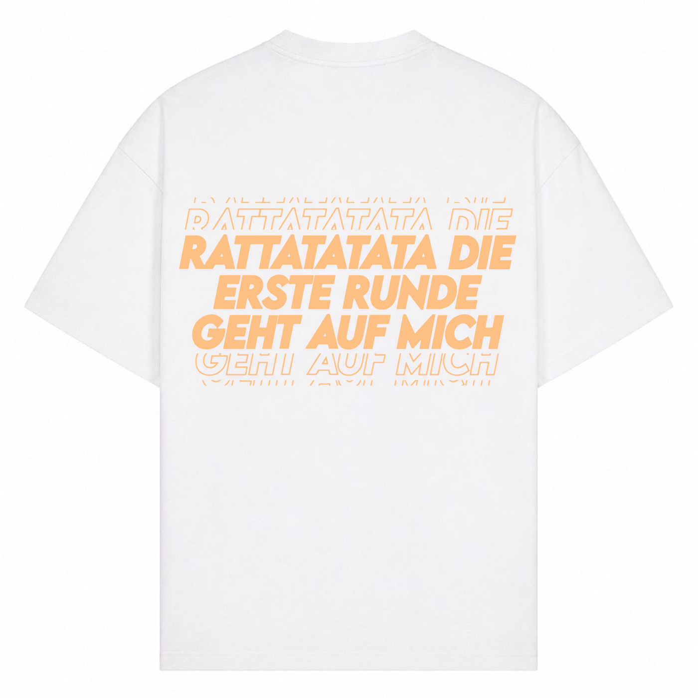 Erste Runde Oversized Shirt | Malle Doni  - Weiß