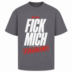 Finanzamt Oversized Shirt | Malle Willi - dark grey 