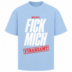 Finanzamt Oversized Shirt | Malle Willi - powder blue