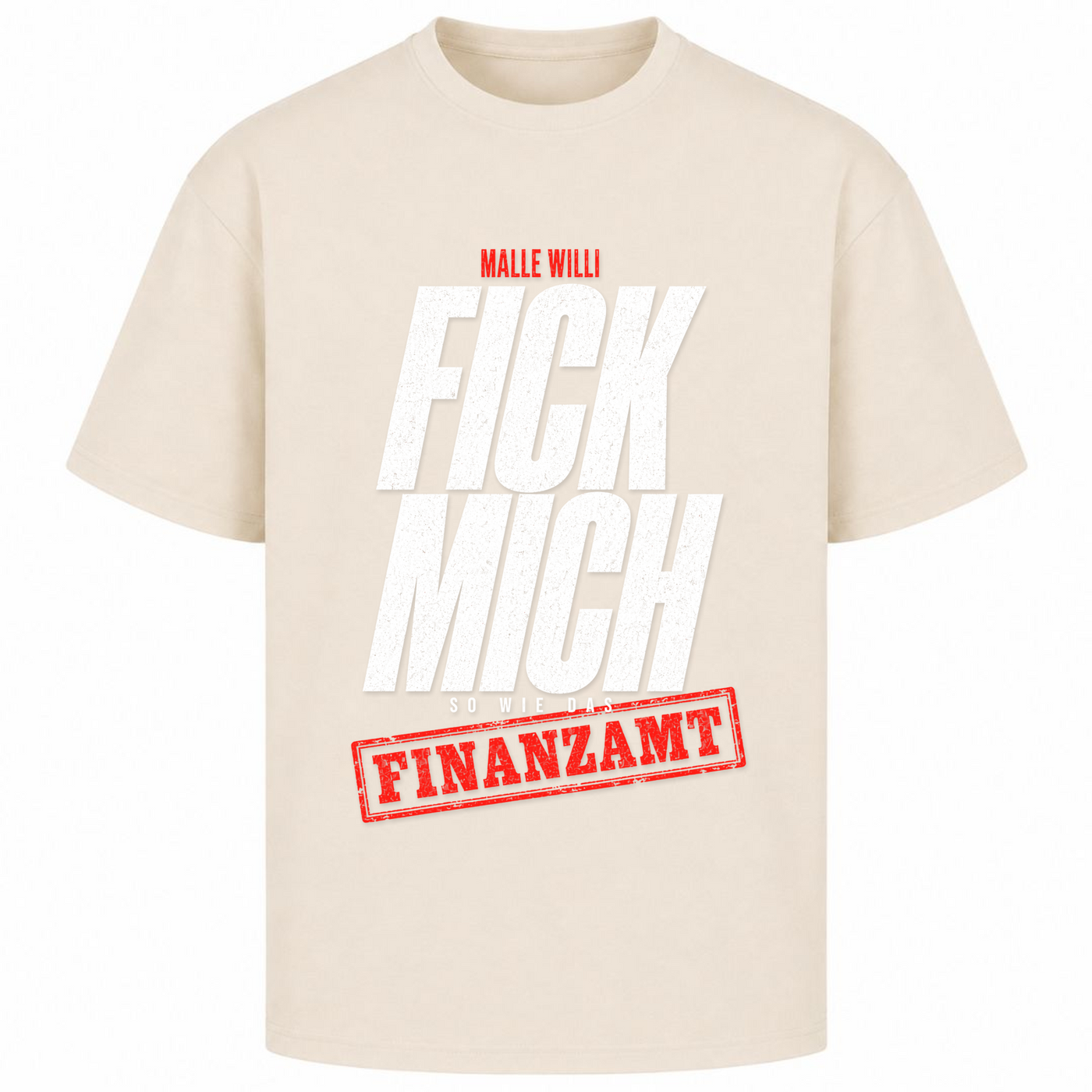 Finanzamt Oversized Shirt | Malle Willi - Sand