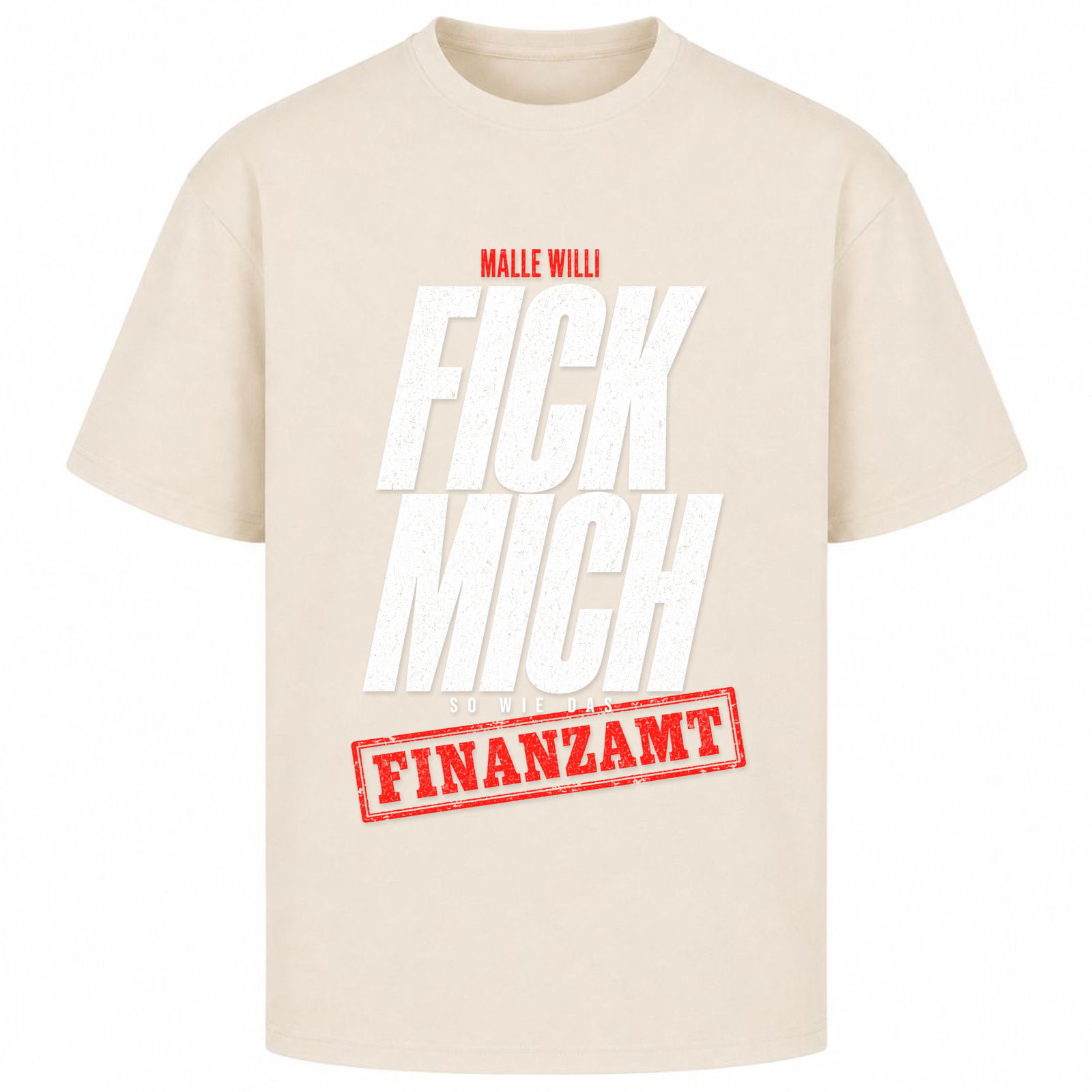 Finanzamt Oversized Shirt | Malle Willi - Sand