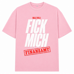 Finanzamt Oversized Shirt | Malle Willi - Soft Pink 